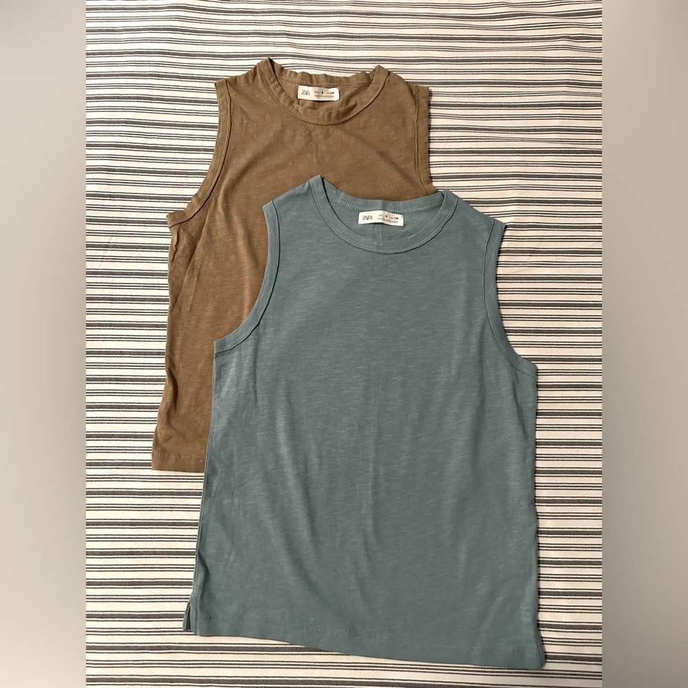 Zara Boys tanks size 9